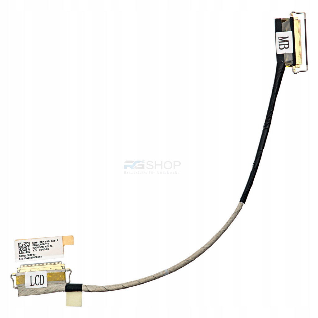 Displaykabel Lenovo ThinkPad T480S 01YN993 01EN999 DC02C00BF10