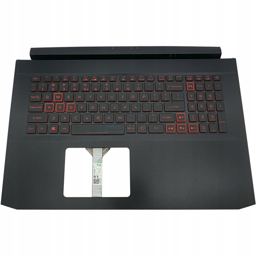 Handauflage mit Tastatur Acer Nitro AN517-41 AN517-42 / Red LED
