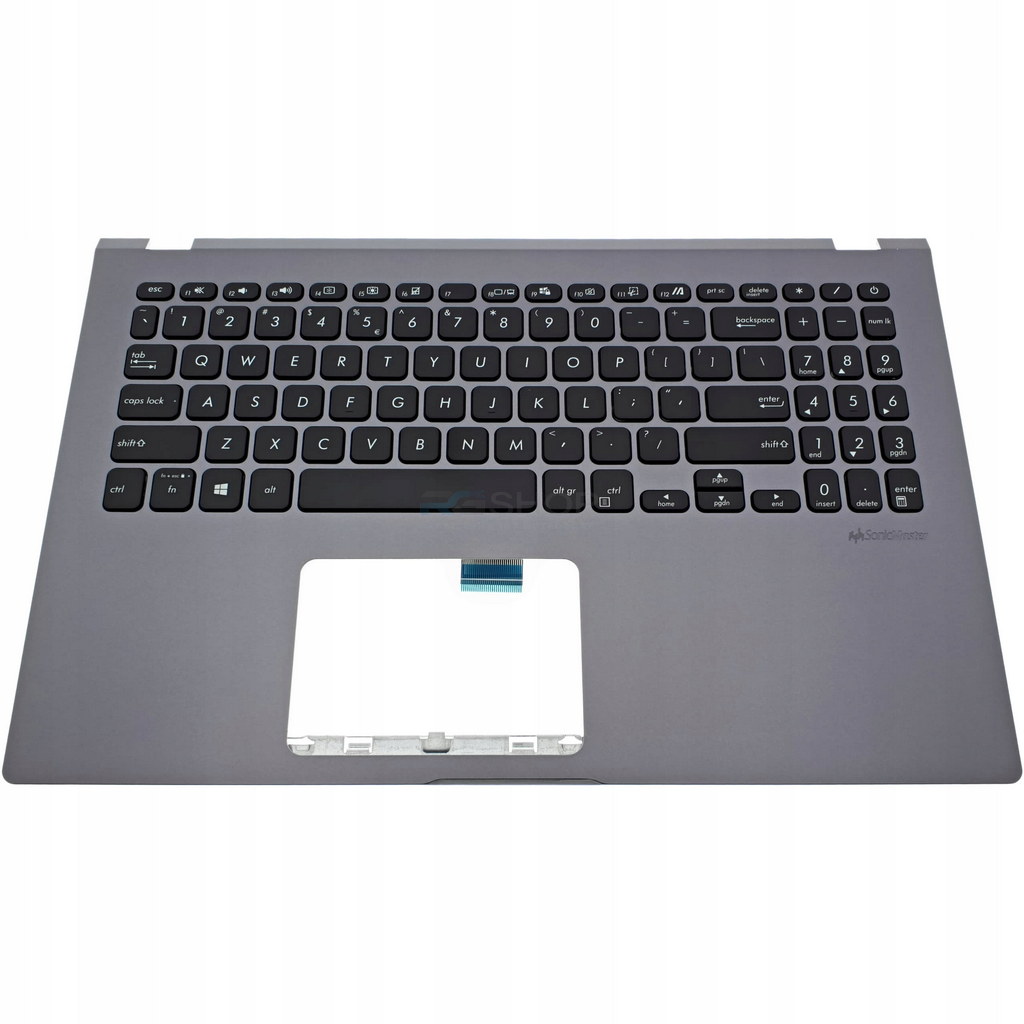 Handauflage mit Tastatur Asus VivoBook X509BA X509DJ X509DL / Graphit
