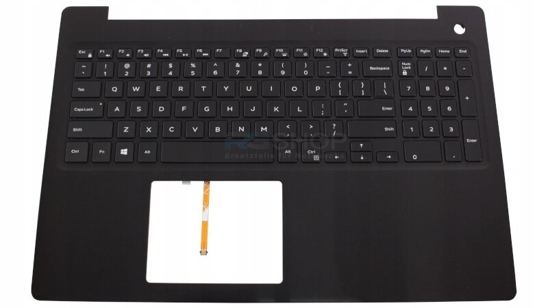 Handauflage mit Tastatur Dell INSPIRON 15 5570 / Schwarz
