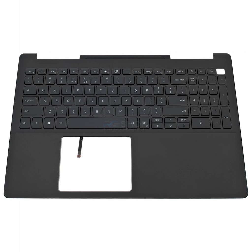 Handauflage mit Tastatur Dell Vostro 15 7590 0WNTTJ / Schwarz LED
