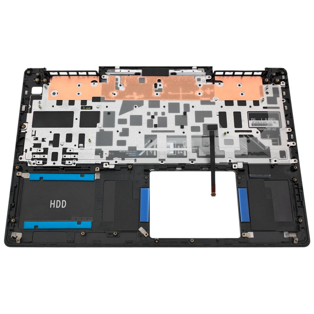 Handauflage mit Tastatur Dell Vostro 15 7590 0WNTTJ / Schwarz LED