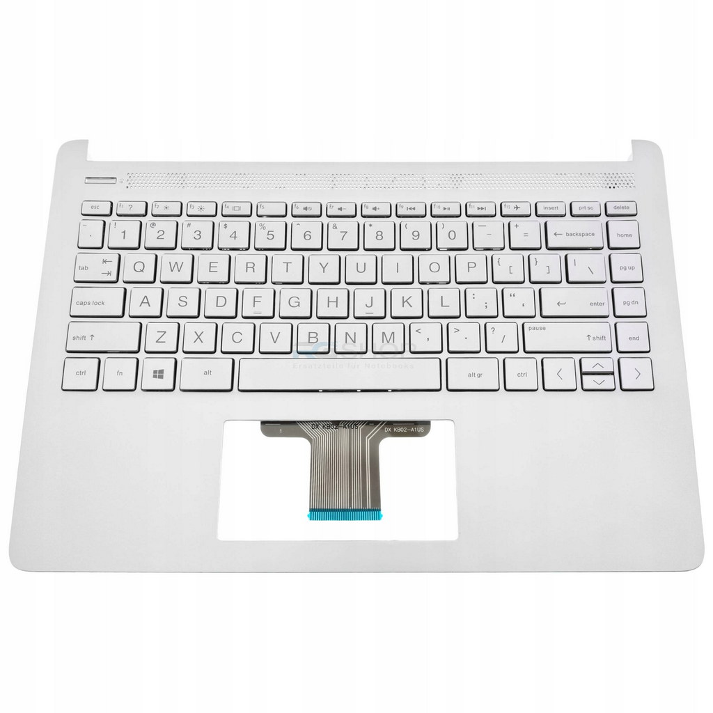 Handauflage mit Tastatur HP 14-dq5000 14-dq5043cl / Silber