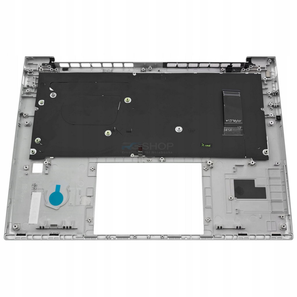 Handauflage mit Tastatur HP Elitebook 840 845 1040 (G9 G10) / Silber / LED
