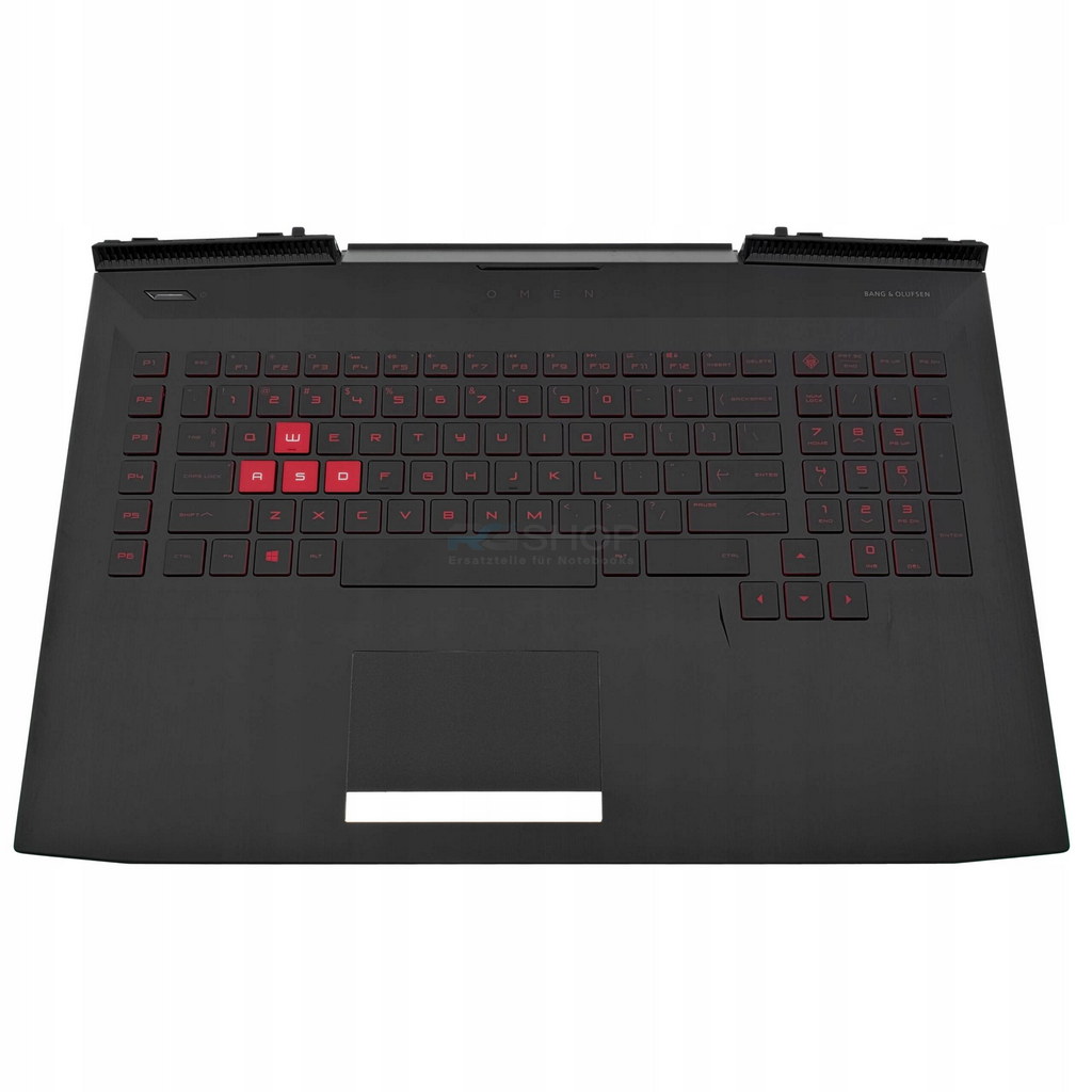 Handauflage mit Tastatur HP Omen 17-AN TPN-Q195 / rot / LED