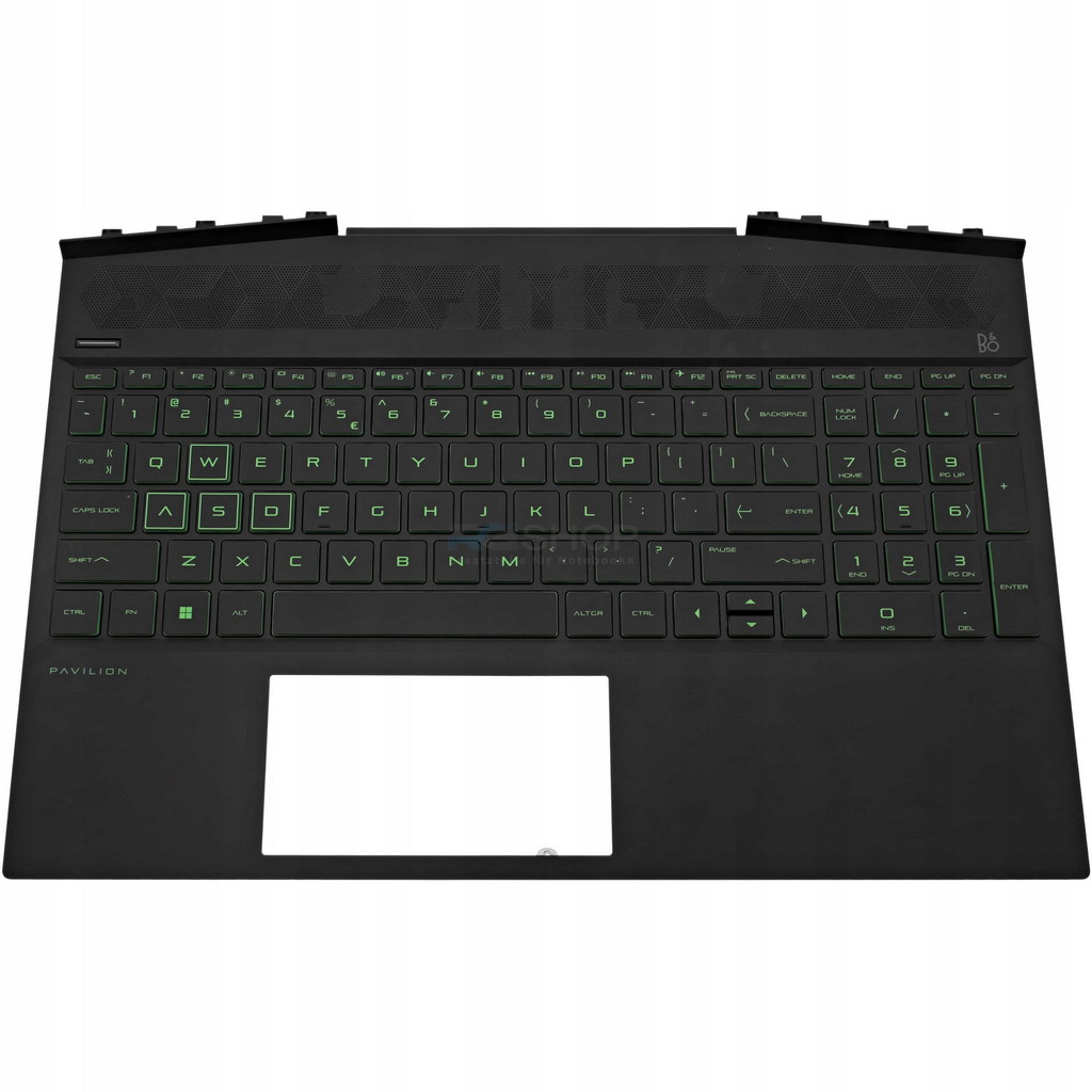 Handauflage mit Tastatur HP Pavilion GAMING 15-DK / LED / Schwarz