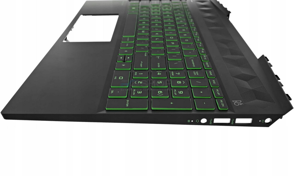 Handauflage mit Tastatur HP Pavilion GAMING 15-DK / LED / Schwarz