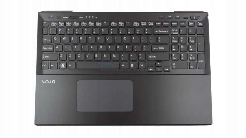 Handauflage mit Tastatur LED Sony SVS1512X9E