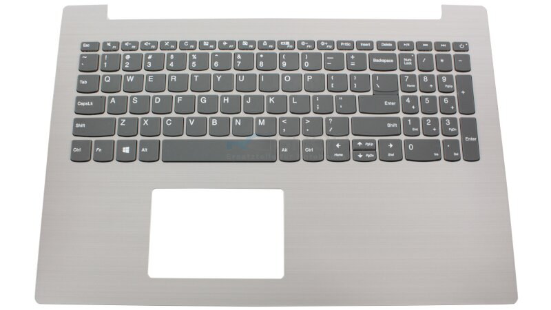 Handauflage mit Tastatur Lenovo 320-15AST / Silber