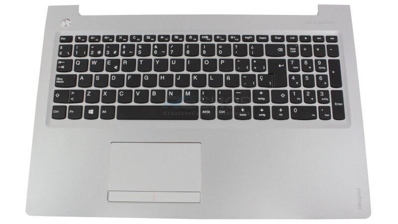 Handauflage mit Tastatur Lenovo IdeaPad 510-15IKB / Silber
