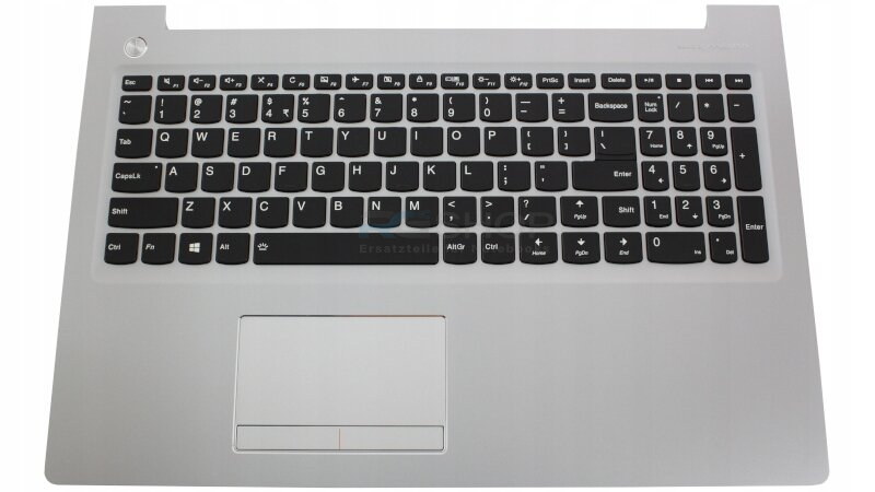 Handauflage mit Tastatur Lenovo IdeaPad 510-15ISK / LED / Silber