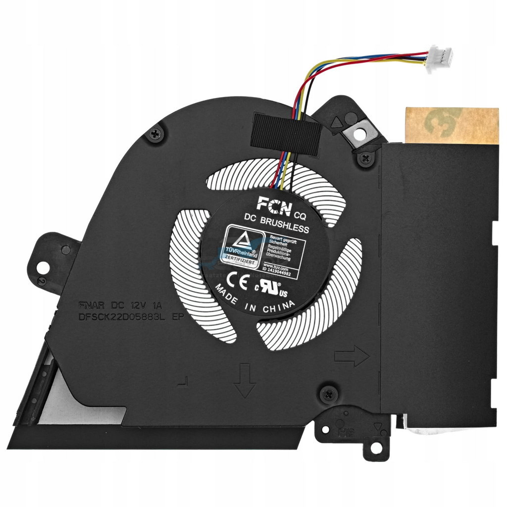 Lüfter Asus TUF Dash FX516 FX516PM FX516PR / GPU 12V