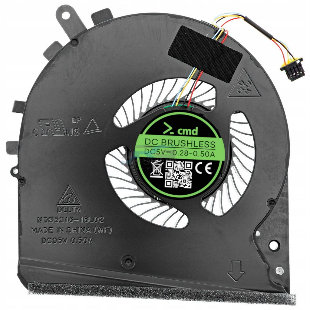 Lüfter HP Pavilion GAMING 15-dk0023nw 15-dk0024nw / CPU