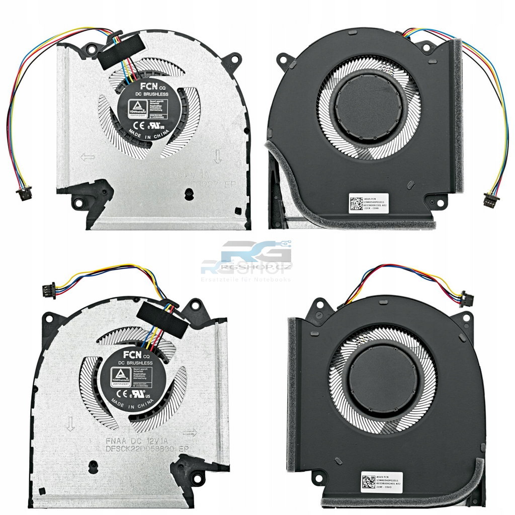 Lüfter-Set Asus ROG G513 G513QR G713 G713QR G533 / CPU + GPU 12V