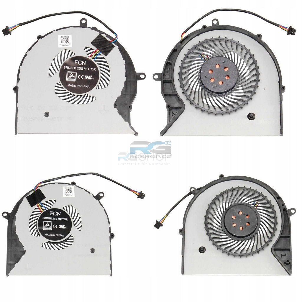 Lüfter-Set Asus ROG GL503VM FX503VM GL703VD GL703VM / CPU + GPU