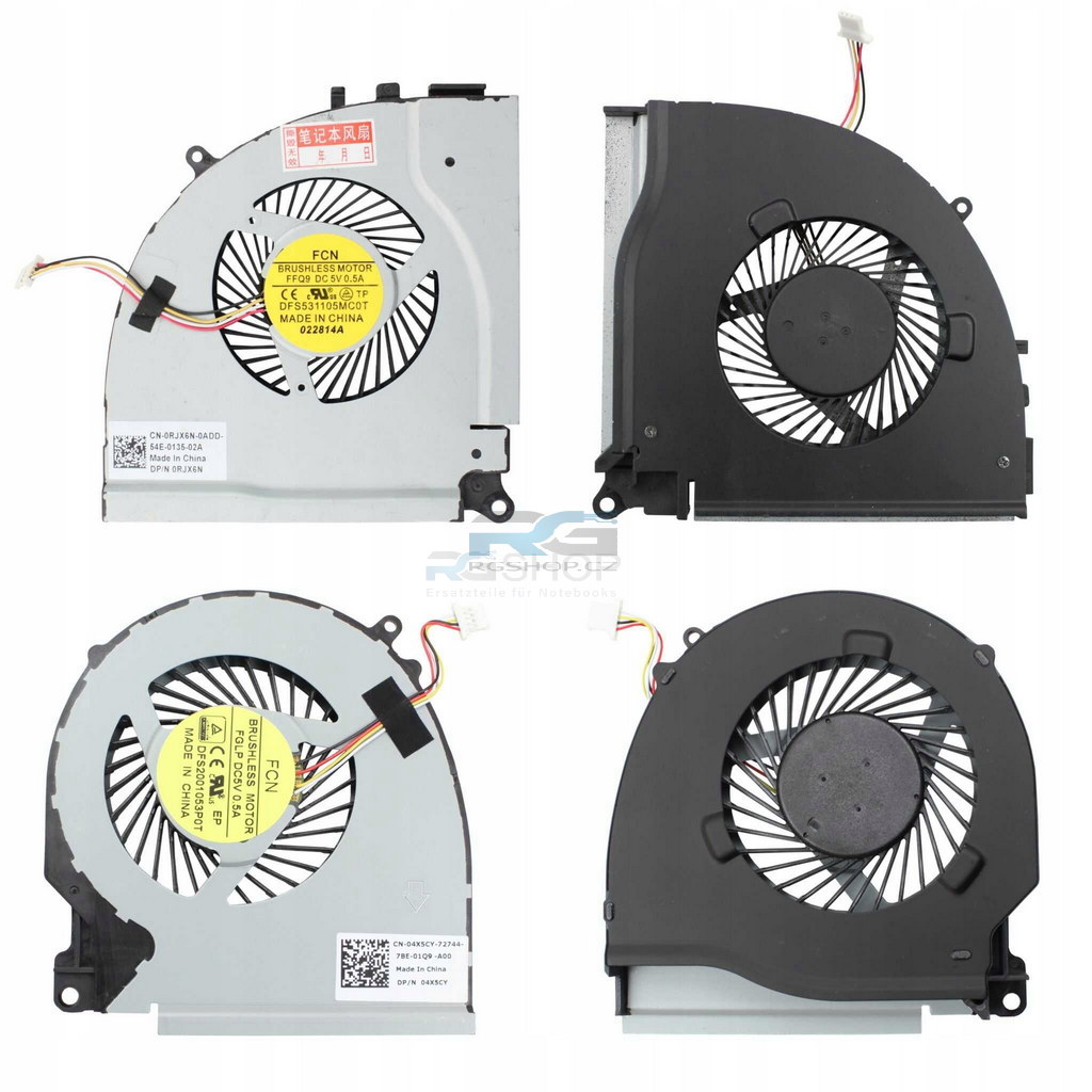 Lüfter-Set Dell Inspiron 15 5576 5577 7557 7559 / CPU + GPU