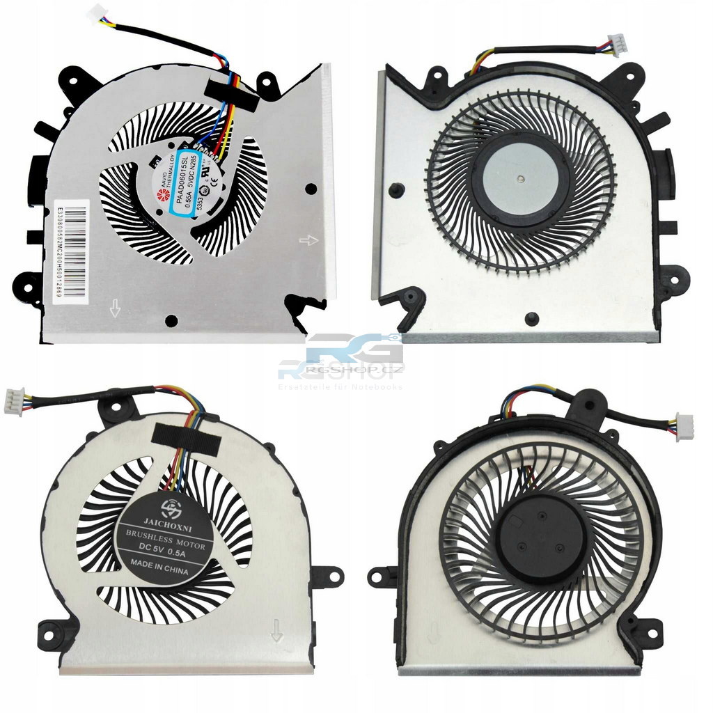 Lüfter-Set MSI GF65 Thin / CPU + GPU
