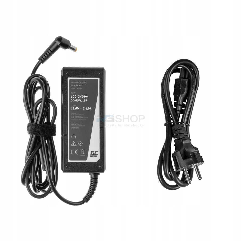 Netzteil PRO Acer 65 W 19 V 3,42 A 5,5-1,7 mm