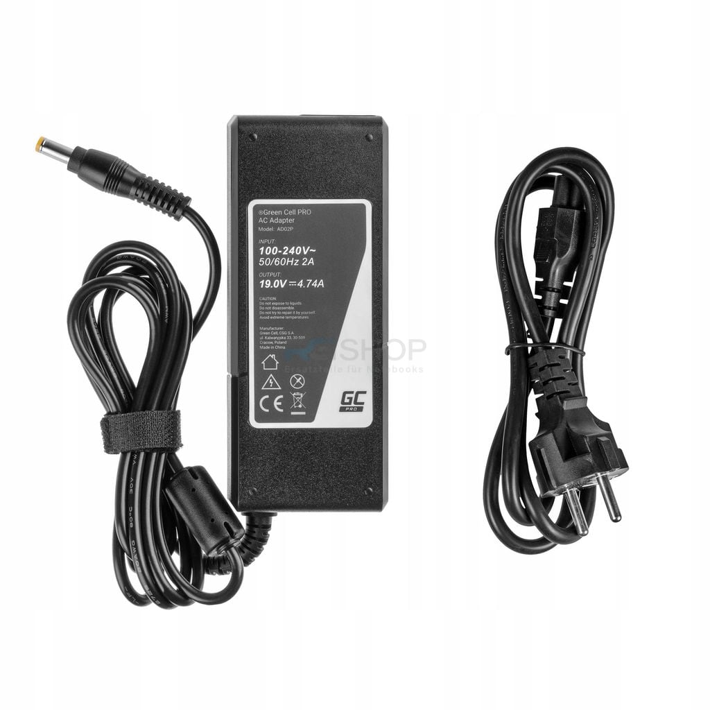 Netzteil PRO Acer 90 W 19 V 4,74 A 5,5 - 1,7 mm
