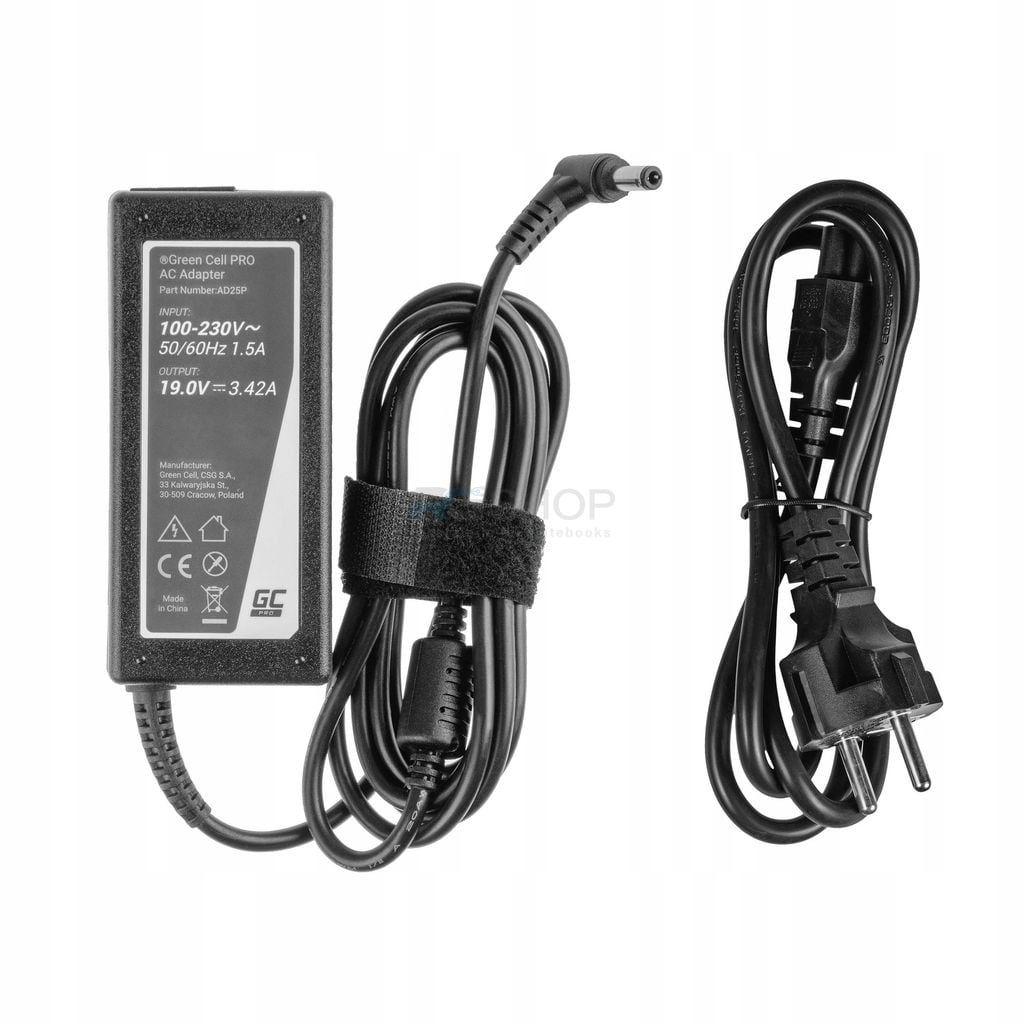 Netzteil PRO Asus/Toshiba 65 W 19 V 3,42 A 5,5-2,5 mm