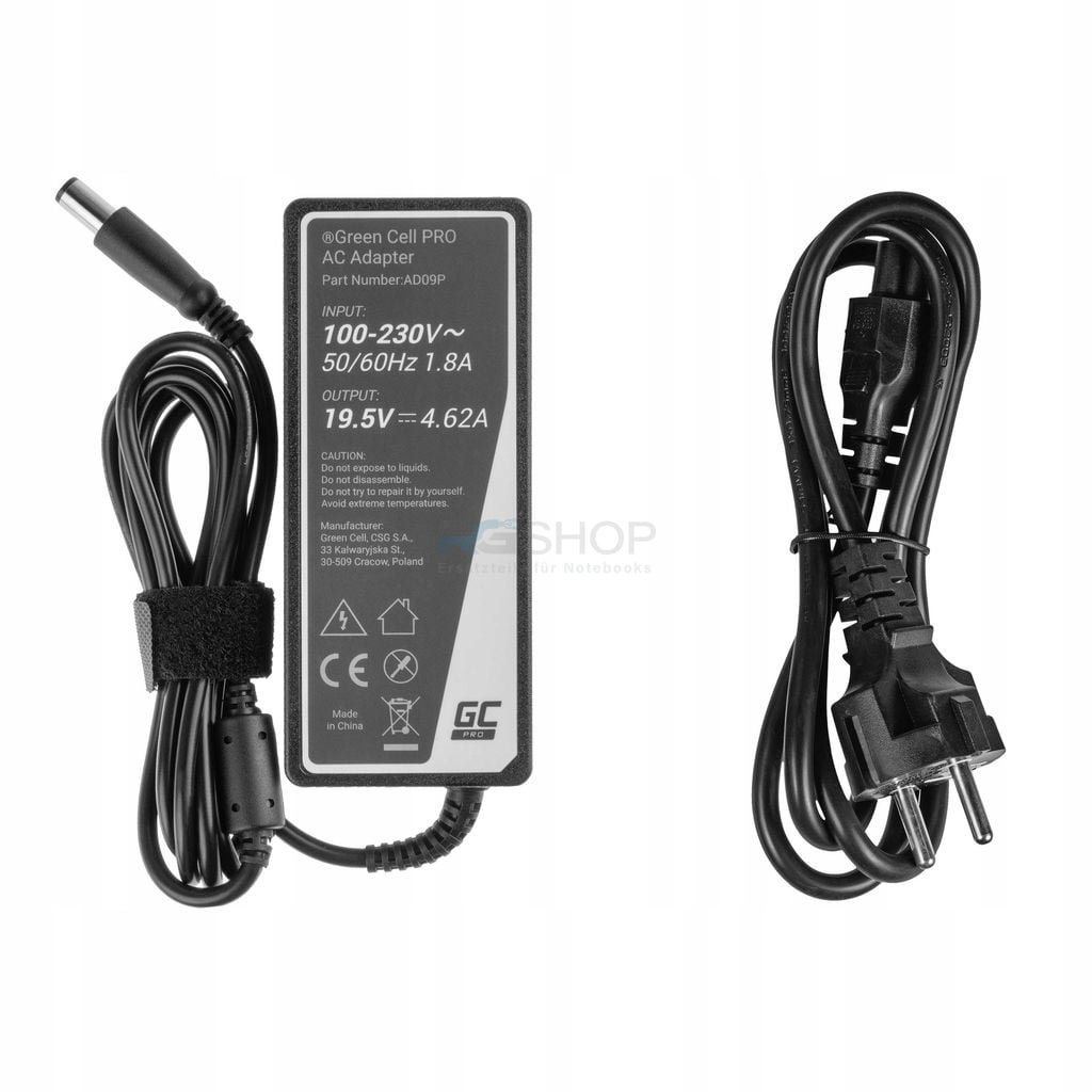 Netzteil PRO Dell 90 W 19,5 V 4,62 A 7,4-5,0 mm