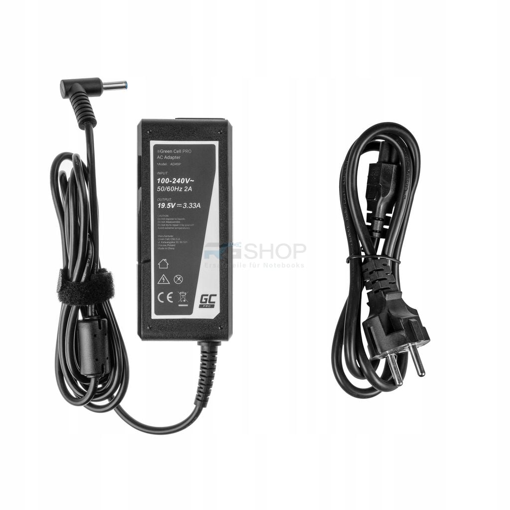 Netzteil PRO HP 65 W 19,5 V 3,33 A 4,5-3,0 mm