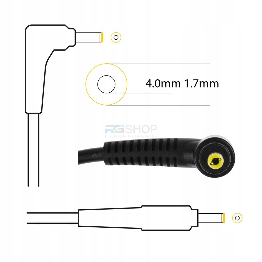 Netzteil RDY Lenovo 65 W 20 V 3,25 A 4,0 - 1,7 mm
