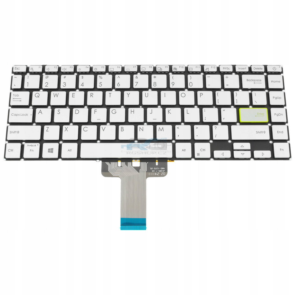 Tastatur Asus E410 E410K E410KA E410M E410MA / Silber LED