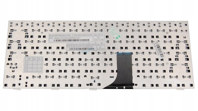 Tastatur Asus Eee PC 1001P 1001PB / Schwarz