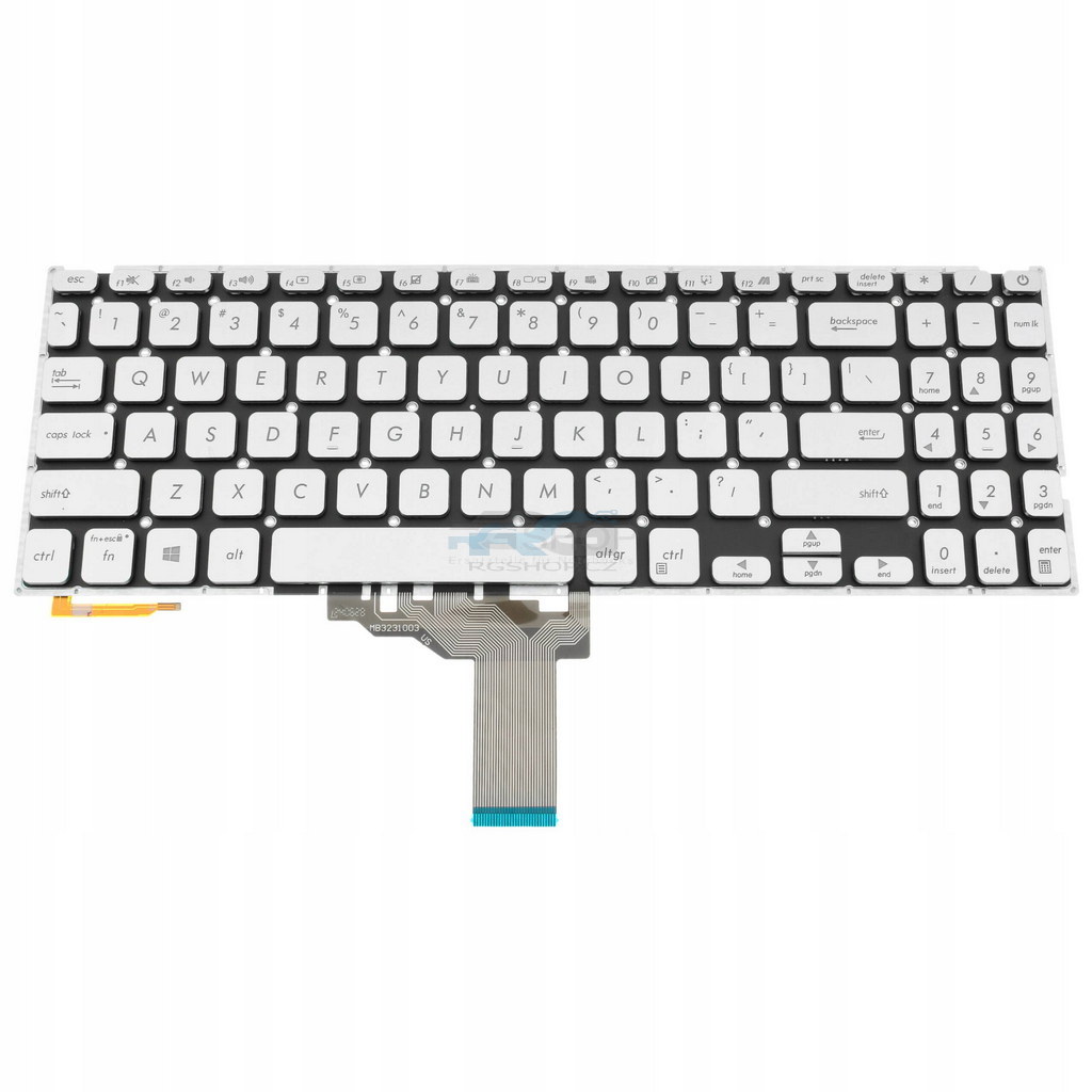 Tastatur Asus VivoBook P509FA P509FJ / Silber LED