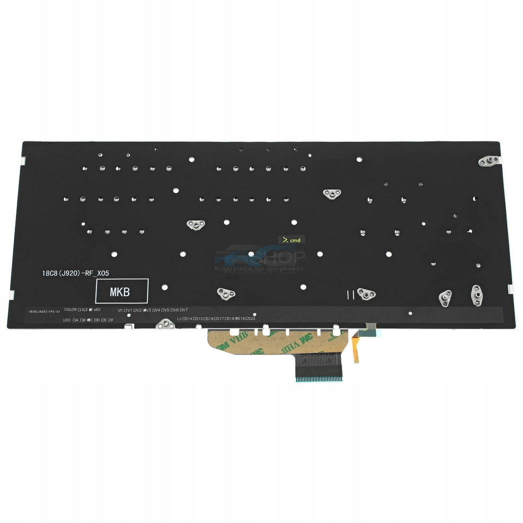 Tastatur Asus VivoBook S430FA S430FN / Silber LED