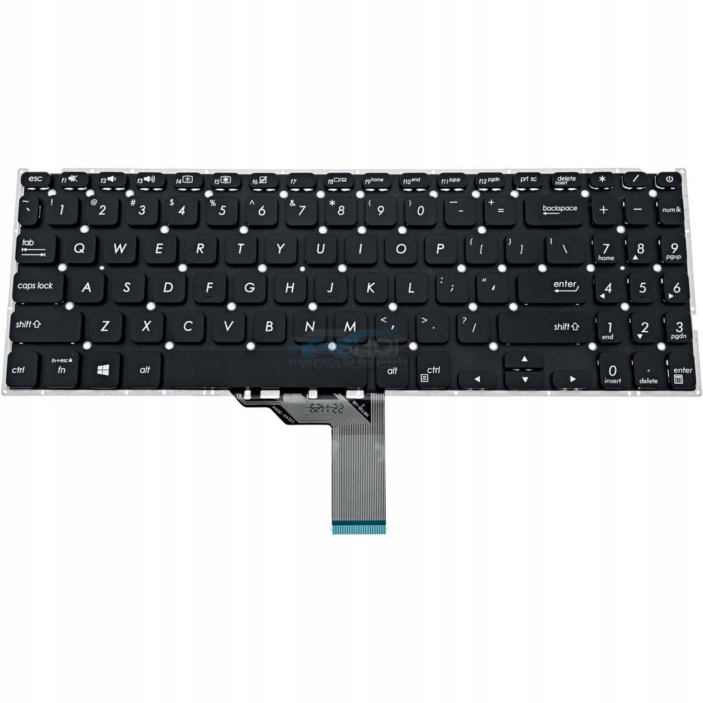 Tastatur Asus VivoBook X512DA X512FA X512FL / Schwarz