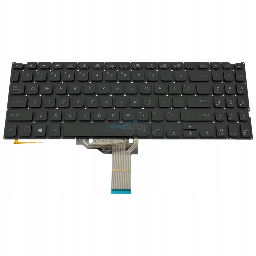 Tastatur Asus VivoBook X515M X515MA / Schwarz LED