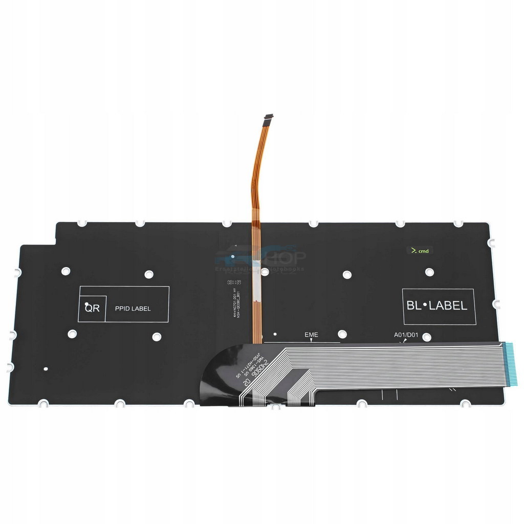 Tastatur Dell Inspiron 13 7390 7391 / Schwarz LED