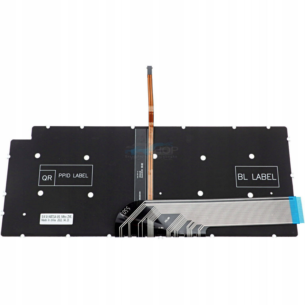 Tastatur Dell Inspiron 14 7490 7491 / Silber LED