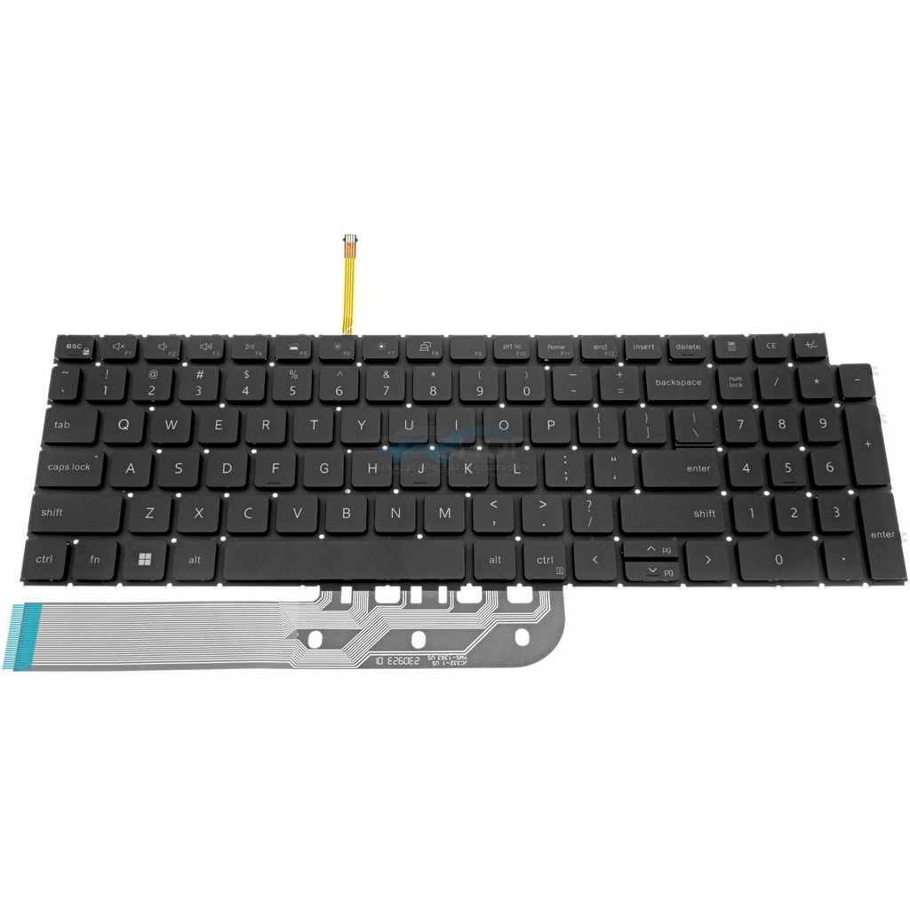 Tastatur Dell Inspiron 16 PLUS 7610 / Schwarz LED
