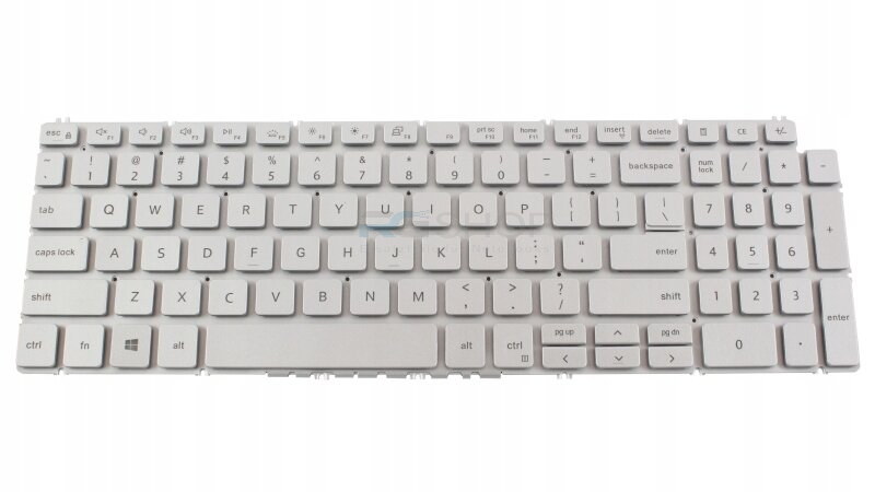 Tastatur Dell Inspiron 7501 7506 / Silber LED