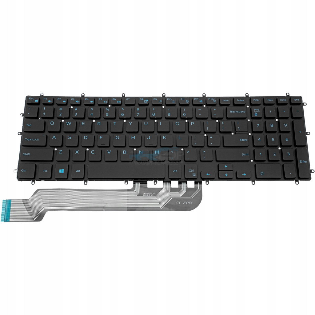 Tastatur Dell Inspiron G5 (5590) / Blau LED