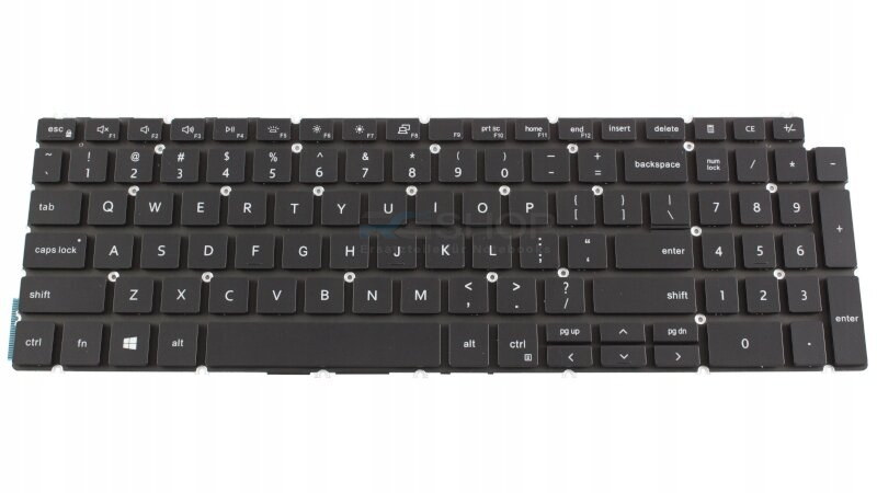 Tastatur Dell LATITUDE 3510 3520 / Schwarz LED