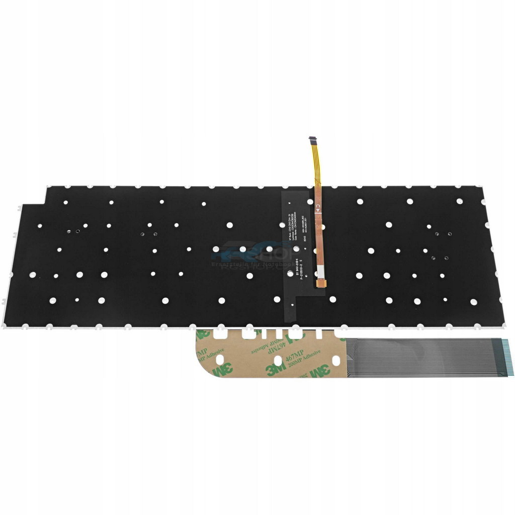 Tastatur Dell Latitude 3520 / Schwarz LED