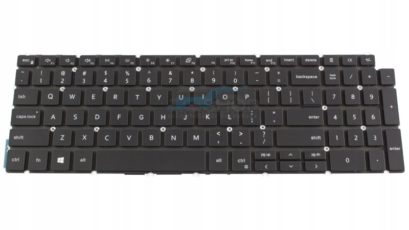 Tastatur Dell Vostro 3500 3501 / Schwarz LED
