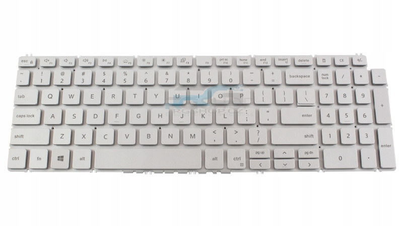 Tastatur Dell Vostro 3500 3501 / Silber LED