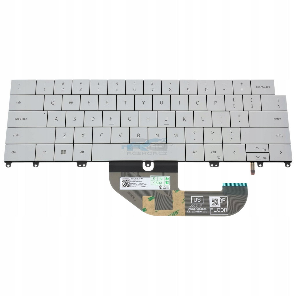 Tastatur Dell Xps 13 PLUS 9320 / Silber LED