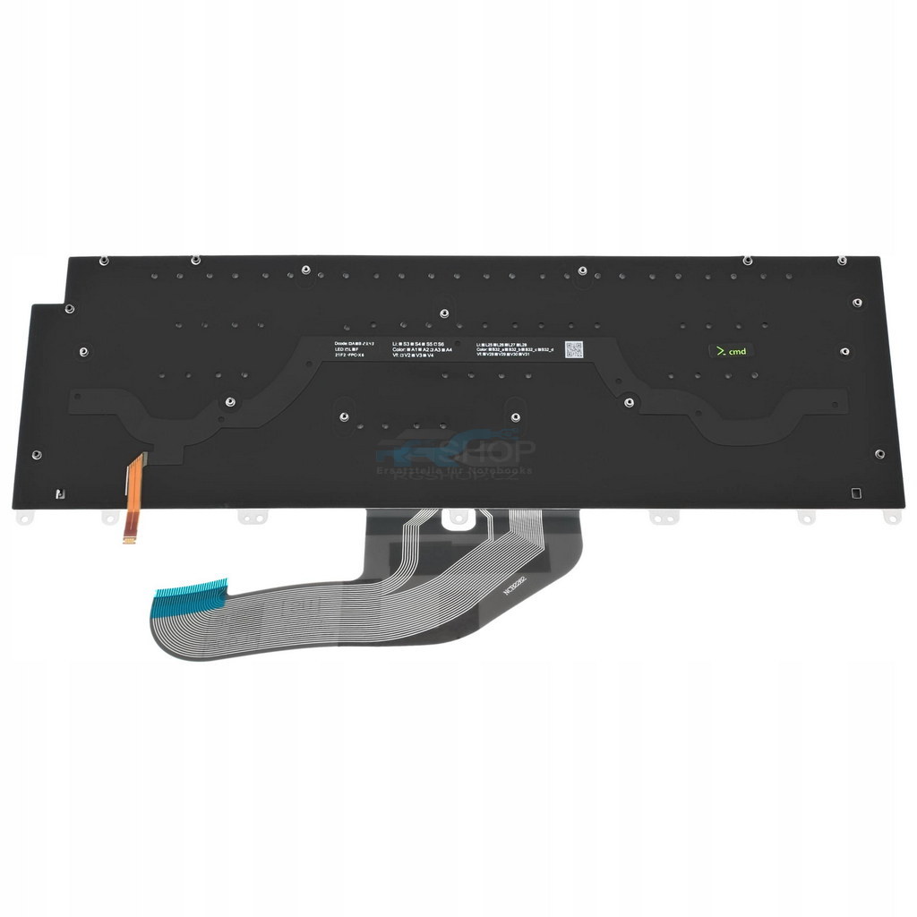 Tastatur Dell Xps 13 PLUS 9320 / Silber LED