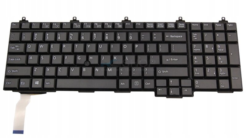 Tastatur FUJITSU E751 E752 E782 / Schwarz V1
