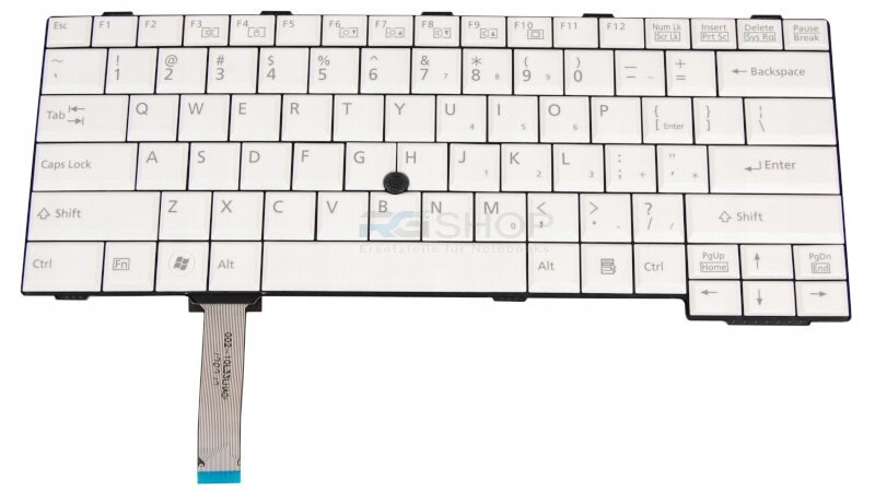 Tastatur Fujitsu LifeBook SH760 SH761 / Weiß