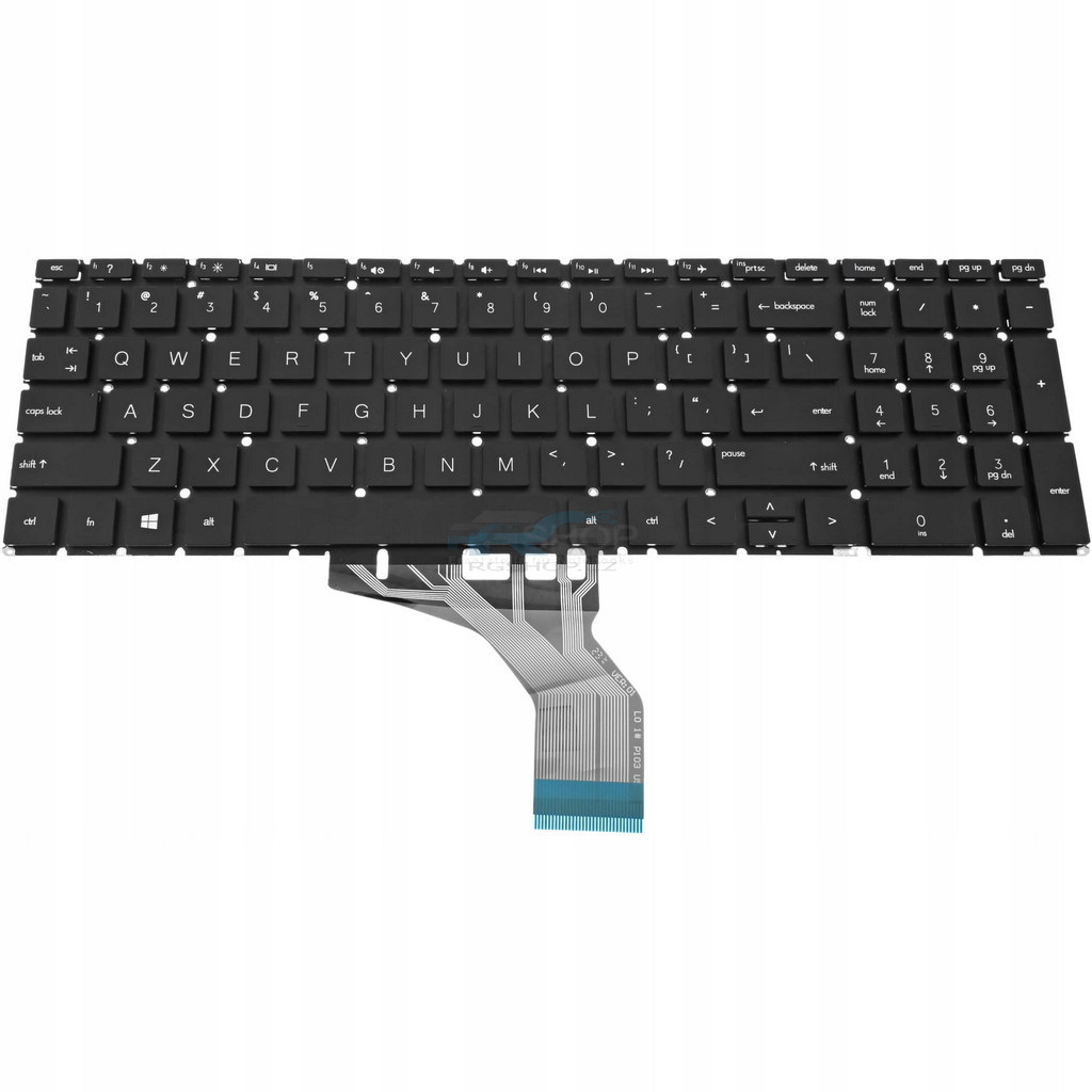 Tastatur HP 17-BY 17-CA / Schwarz