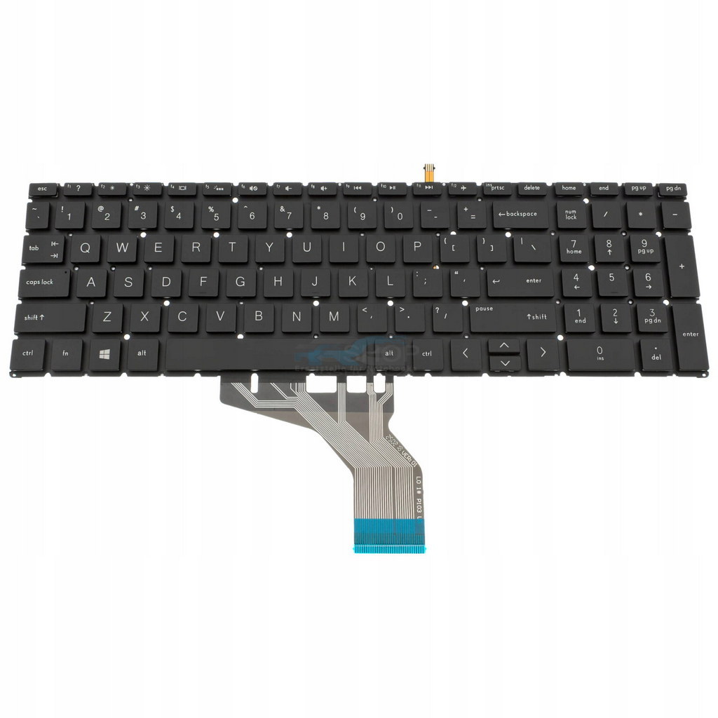 Tastatur HP 17-ca1010nw 17-ca1011nw 17-ca1012nw / Schwarz LED