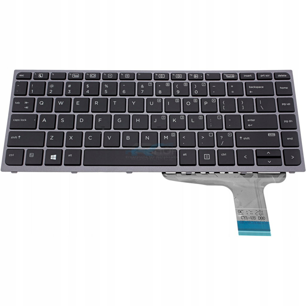 Tastatur HP Zbook Studio G3 / Lila Rahmen LED