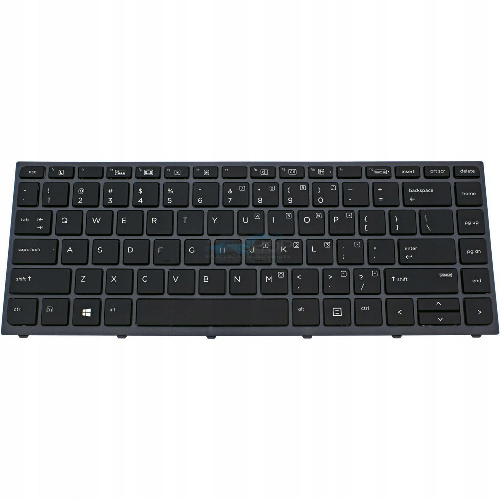 Tastatur HP Zbook Studio G3 / Schwarz Rahmen LED